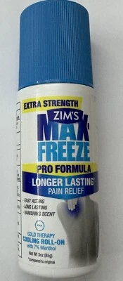 Zim's Max Freeze Pro Formula Roll-On, 3 onzas (paquete de 1) Foto 1 de 2