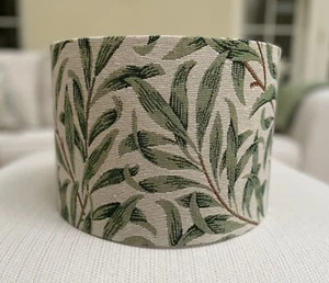 William Morris Wandteppich Weidenbough Salbei Stoff Lampenschirm Blumengrün - Bild 1 von 10