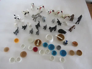 Playmobil Bauernhof - Hunde und Katzen mit Zubehör gebrauchte Ersatzteile - Bild 1 von 2