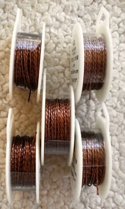 21 GAUGE NON-TARNISH TWISTED ANTIQUE COPPER WRAPPING WIRE (SPOOLED) 15 FEET - Picture 1 of 3
