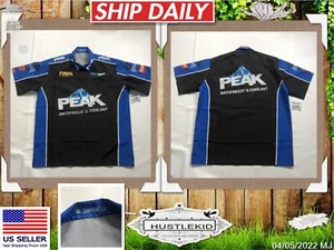 Camisa Oficial SIMPSON Nascar Pit Crew Mecánico Botón NGK PEAK BLU DEF Hombres XL🔥 - Imagen 1 de 12