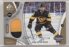 2019 SP Game Used NHL Stadium Series Fabrics 11/35 Zach Aston-Reese #SS-ZA Patch