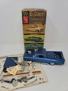 VTG 1959 CHEVY EL CAMINO AMT MODEL CAR KIT IN THE BOX JUNKYARD