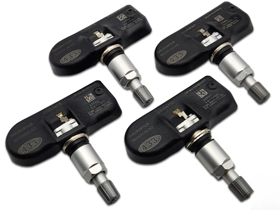 4 sensores de presión de neumáticos TPMS 56053031AD para Chrysler Town & Country Dodge Foto 1 de 3