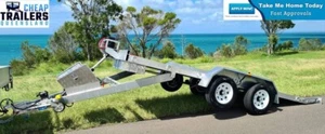 16.4x6.6 Galvanised Tandem Hydraulic Tipper Car Trailer 3500kg - Picture 1 of 13