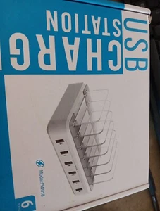 SooPii 6-Port USB-C Charging Station for Multiple Devices,2 PD 20W Fast Charging - Picture 1 of 1