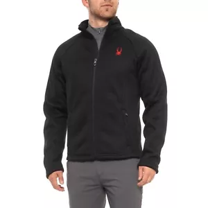 Spyder Herren Stellar Fleece Jacke Pullover Mantel Sherpa gefüttert - Bild 1 von 3