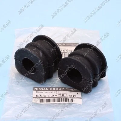 SET OF TWO GENUINE NISSAN INFINITI Q40 FRONT STABILIZER BAR BUSHINGS 54613-JK06C - Image 1 of 4