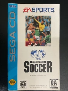 FIFA International Soccer SEGA CD manual de instrucciones solamente - Imagen 1 de 3