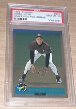 1992 Classic Draft Pick Foil Bonus DEREK JETER ROOKIE RC LOW POP PSA 10 GEM MINT