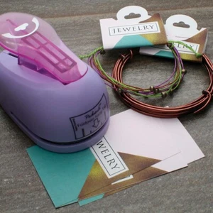 Punch, 1 Fold Over Hangtag Card Punch to Make Your Own Hanging Display Cards - Picture 1 of 10