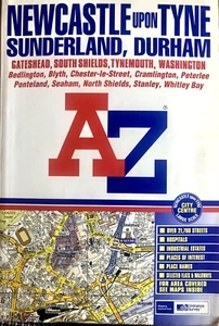 A-Z Newcastle upon Tyne Street Atlas Amazing Area Coverage Part Revised 2002 - Picture 1 of 2