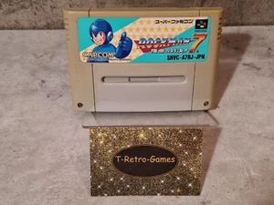 SFC Super Famicom NTSC-J RockMan 7 Modul Japan - Picture 1 of 6