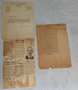 GENERAL William Wood Averill von Cameron NY GEDENKMARKER Ephemera - Bild 1 von 5