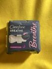 Carefree Breathe Ultra Thin Pads W/ Wings Overnight Absorbency 12 Count