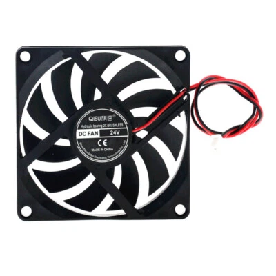 8010 DC Brushless Cooling Fan Mini Silent 3.7V-24V Computer Case 1400RPM-4000RPM - Image 1 of 4