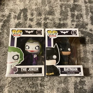 Funko Pop! Vinyl: DC Universe - Batman (Dark Knight Rises) #19 und Joker 36 Lot - Bild 1 von 6