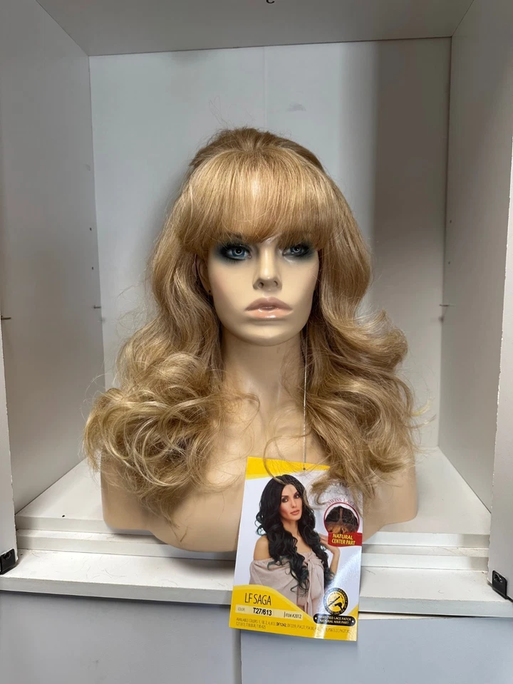 PELUCAS VEGAS NIÑA encaje frontal rubio dorado abatible más largo Foto 1 de 1