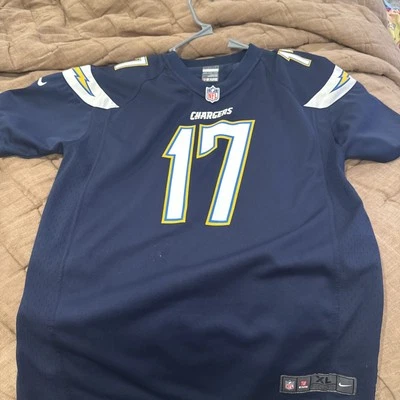 Футболка Chargers Los Angeles River No17 Nike On Field синяя *молодежная* размер L (14–16) - Изображение 1 из 4