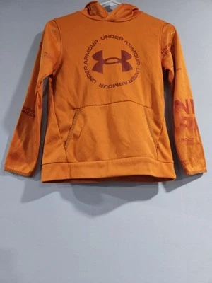 Under Armour Vibe Naranja Manga Larga Logo Polar Sudadera con Capucha Juvenil Mediana  Foto 1 de 4