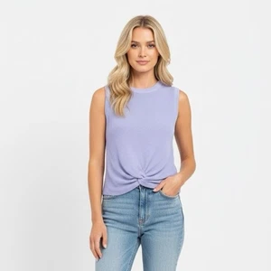 bishop + young Flieder Twist Knoten Tank Top Gr. Small - Bild 1 von 6