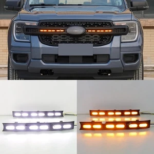 Conjunto de lámpara de rejilla delantera de luz diurna LED para Ranger 2023-2024 - Imagen 1 de 6