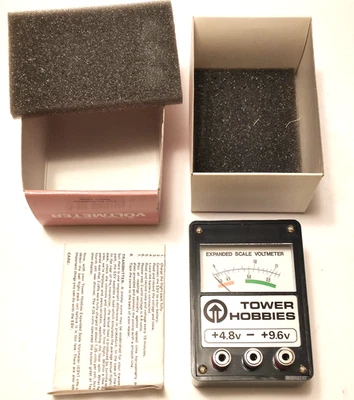 Tower Hobbies Expanded Scale Voltmeter For RC Airplane Battery Tester - Image 1 of 4