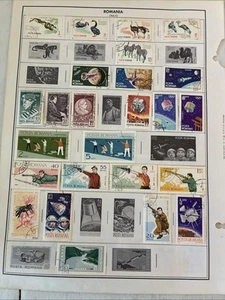 Collection Foreign Mint Used On Pages All Romania Topicals Some Sets N248b - Picture 1 of 14