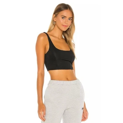 Free People Be Cool Brami Crop Bralette Black Size Xtra Small NEW+FAST SHIPPING - Image 1 of 2