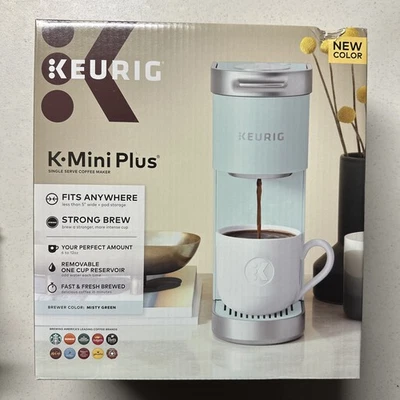 Keurig K-Mini Plus Single Serve K-Cup Pod Coffee Maker, Misty Green - Image 1 of 4