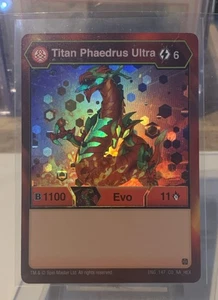 Bakugan: Age of Aurelus Titan Phaedrus Ultra Evo Foil EFS_147_CO_AA & HEX Neuwertig - Bild 1 von 4