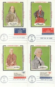 1543/6 - CONTINENTAL CONGRESS - Colorano Pre-Silk Maxicards - Picture 1 of 1