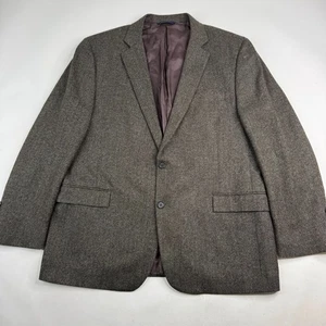 Brooks Brothers Regent Mens 46R Brown Wool Linen Blend Blazer - Picture 1 of 16