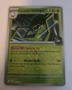 Team Rocket's Spidops 020/182 Sv10: Destined Rivals Reverse Holo - Picture 1 of 1