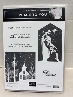 Stampin’ Up! Juego de sellos Peace To You Cling Belén Iglesia Luz del Mundo Foto 1 de 4