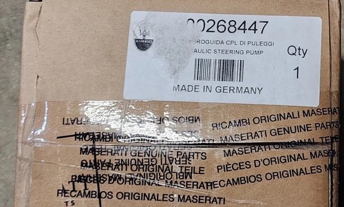 Brand New Maserati Power Steering Pump 268447 | eBay