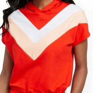 Neu mit Etikett, Cropped Chevron Hoodie Gr. XL - Bild 1 von 7