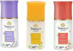 Yardley London EnglishLavender RoyalBouquet BlossomDeodorant Rollon 150ml Pack-3 - Picture 1 of 5