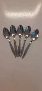 5 cucharaditas vintage Mar Crest Atomic Starburst cubiertos - Imagen 1 de 3