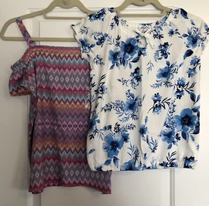 NWT Children’s Place Girl’s Lot of 2 - Size XL 14 - T-Shirt Short Sleeve Tee - Picture 1 of 5