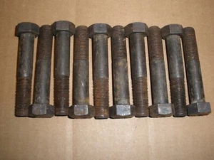 (10) NOS Lamson 1/2-20 x 2-3/4" Bolts Hex Head Cap Screws Vintage USA - Picture 1 of 5