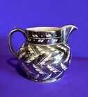 Vintage Ridgway England Silver Art Deco Pitcher 4 Tall   Numbered