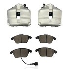 For VW Golf Plus Jetta Mk3 Mk4 Front Brake Calipers and Brake Pads Set 2003-On