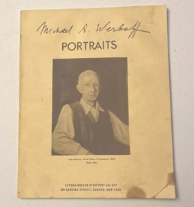 Michael A. Werboff Book Of Portraits: Dates & Persons Of Portraits Celebrities - Picture 1 of 16