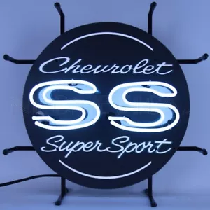 Chevrolet SS Leuchtreklame - Chevy - Camaro Chevelle Nova Impala - Super Sport - Bild 1 von 1
