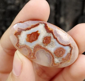 9gr TOP!!! INDONESIANA NATURALE agata a fasce (varietà foto) - Foto 1 di 10