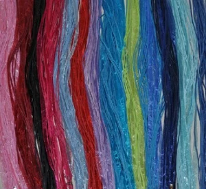 Collar organza cinta MUCHOS COLORES collar cadena de tela joyería tradicional cintas - Imagen 1 de 38