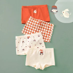4 Pack Little Girls' Boxer Briefs Toddler Cotton Underwear Baby Boyshort Panties - Picture 1 of 43