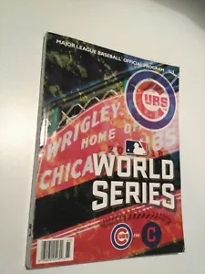 Chicago Cubs vs Cleveland Indians 2016 World Series MLB Official Program - Picture 1 of 7