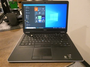 14" Dell Latitude E7440 i7-4600U 2.10GHZ 8GB 256GB SSD Windows 10 Pro Notebook - Picture 1 of 10